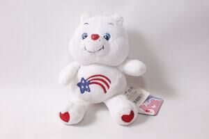 2008 Japan Exclusive Care Bears America Cares Bear Plush with Tags ~ 260730-WH